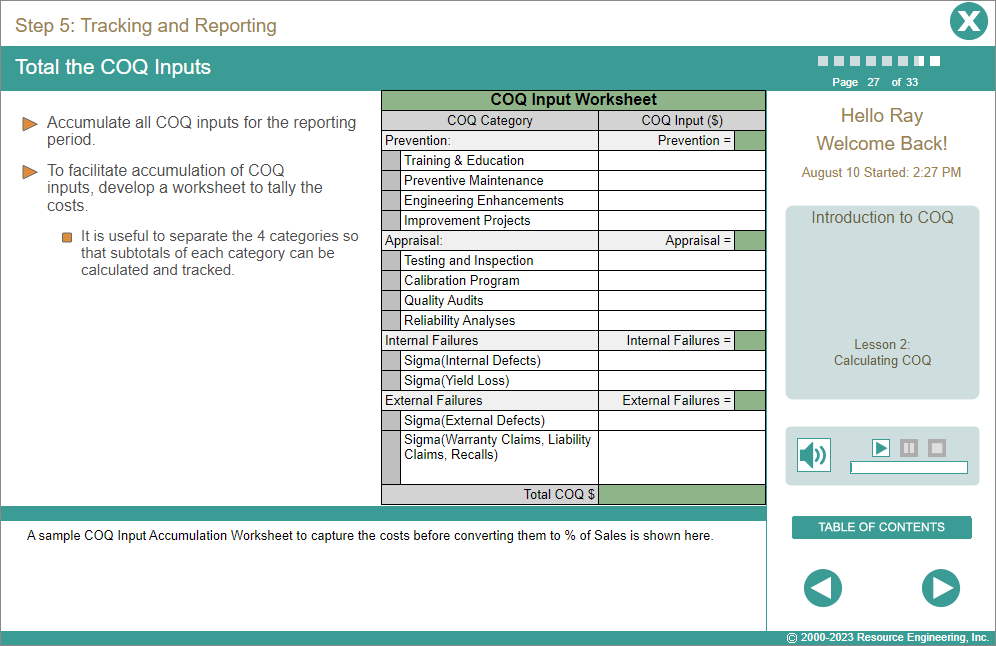 Introduction to COQ Training Screenshot