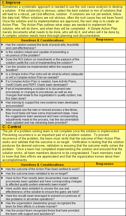 DMAIC Worksheet Page 3