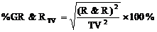 R&R Analysis Using ANOVA With PV known, TV can be calculated