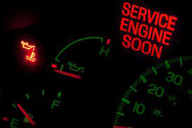 Engine service soon visual display example.